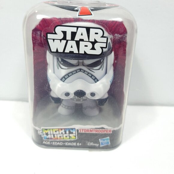 Star Wars Disney Stormtrooper Mighty Muggs 3-Face Toy Figure Hasbro New - Picture 1 of 5